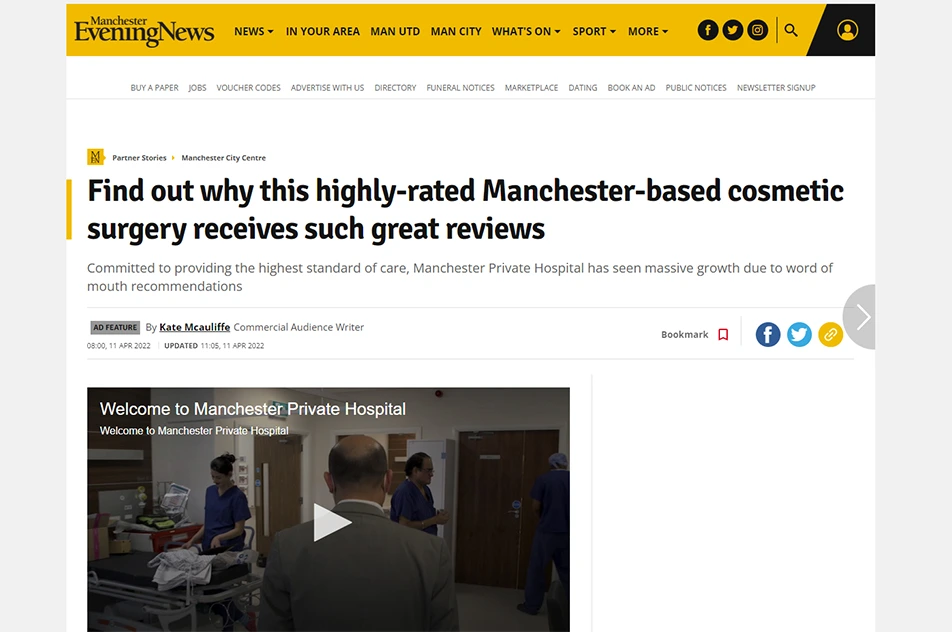 manchester private hospital salford