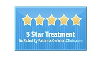 WhatClinic 5 Star Rating