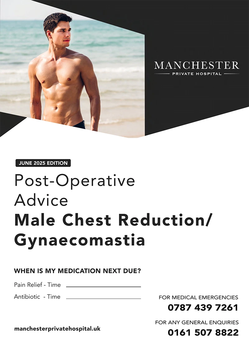 male-chest-reduction-post-operative-advice-cover