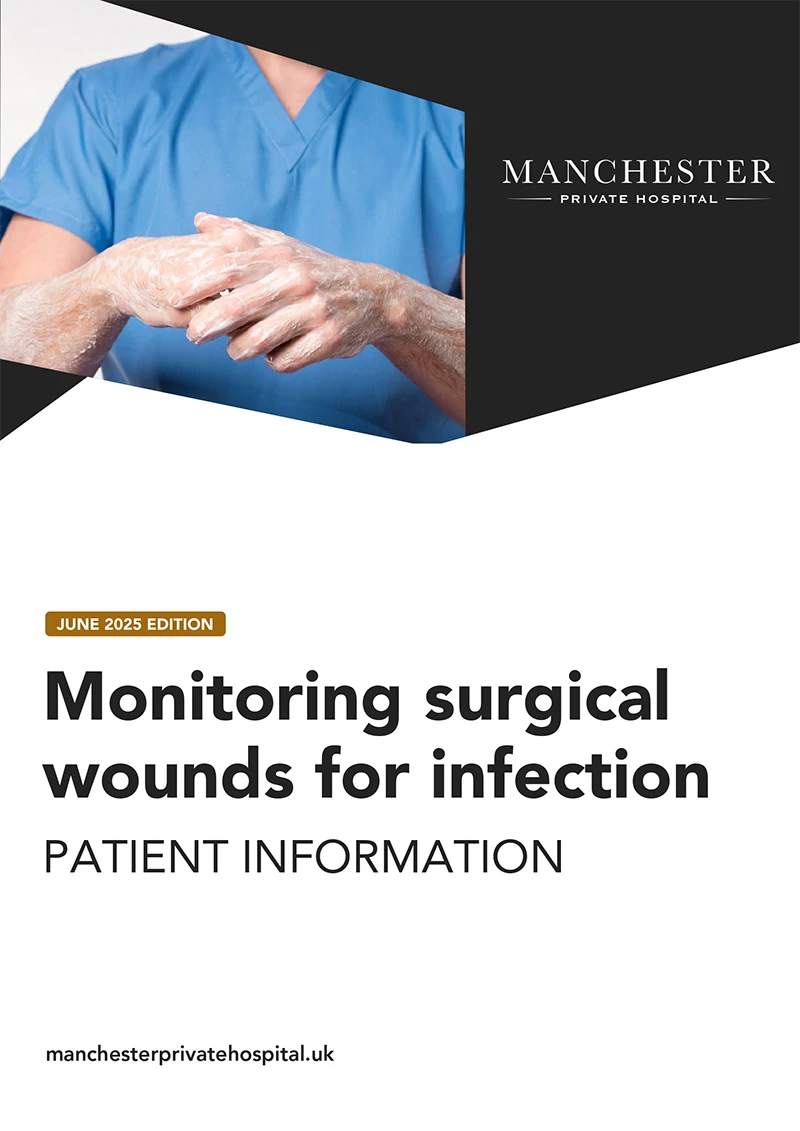 monitoring surgical wounds for infection patient information